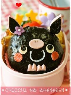 *キャラ弁* ぶたちゃんのおにぎり♥-レシピのメイン写真