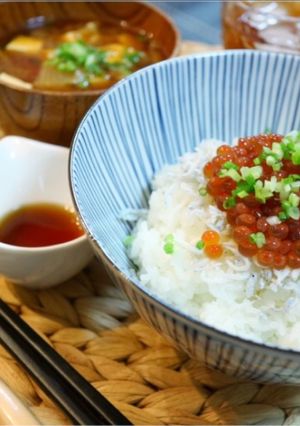 自家製イクラしょうゆ漬けで♫イクラ丼♡-レシピのメイン写真