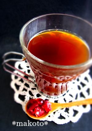 黒糖クランベリー紅茶-レシピのメイン写真