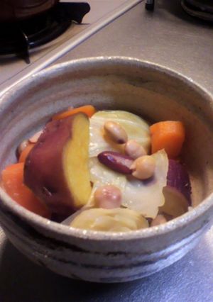 豆と根菜のスープ-レシピのメイン写真