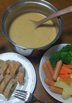 『ごま鍋奉行』で金ごまチーズフォンデュ-レシピのメイン写真
