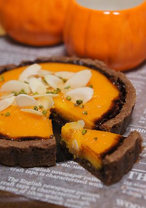 ハロウィンにも♪パンプキンタルト-レシピのメイン写真