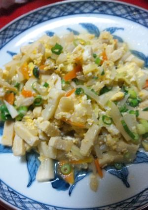 シンプル、ヘルシーに野菜と高野豆腐の煮物-レシピのメイン写真