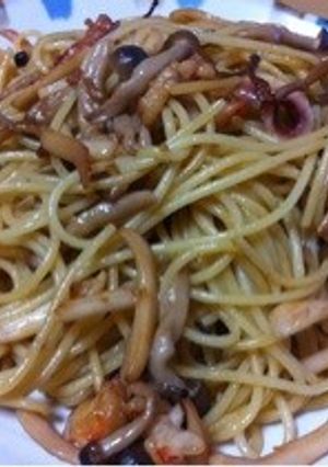 《醤油きのこパスタ》-レシピのメイン写真