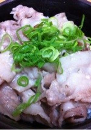 《ネギ塩豚丼》-レシピのメイン写真