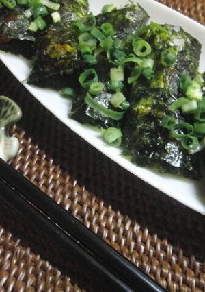 ♡カクテキとクリームチーズの海苔巻き♡　-レシピのメイン写真