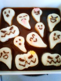 ハロウィン だんごのおばけ-レシピのメイン写真