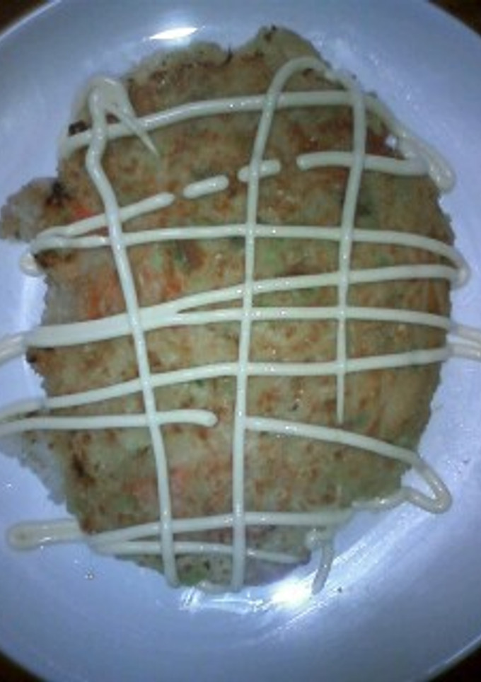 焼きおにぎり風お好み焼き-レシピのメイン写真