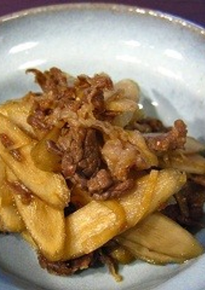 すき焼きのタレで…牛とごぼうのしぐれ煮-レシピのメイン写真