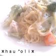 シチューを簡単リメイク♡クリームパスタ