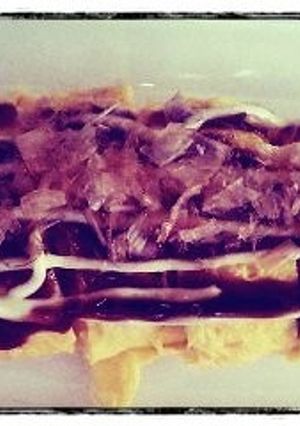 ﾅﾝﾁｬｯﾃ〜お好み焼き風卵焼き-レシピのメイン写真