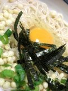 卵かけにゅうめん-レシピのメイン写真