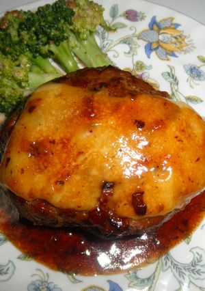 ダブルチーズの☆照り焼きハンバーグ☆-レシピのメイン写真