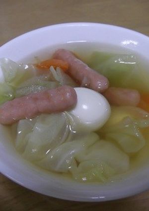 野菜いっぱいコンソメスープ-レシピのメイン写真