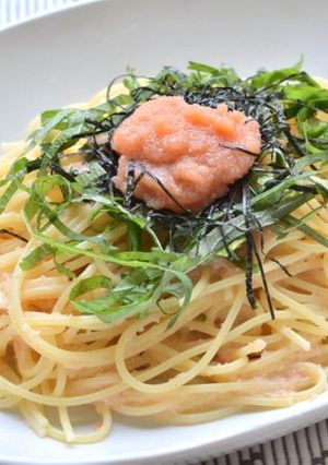 明太子スパゲッティ-レシピのメイン写真