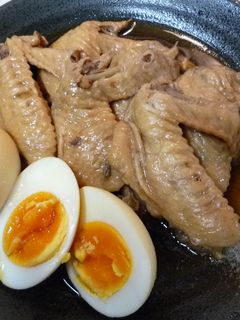 ♡◎めっちゃトロトロ♪手羽先煮の煮卵付-レシピのメイン写真