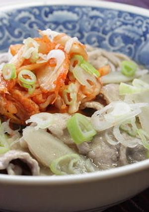 豚肉とごぼうのキムチそば-レシピのメイン写真