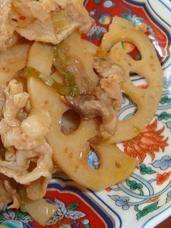 れんこんと豚肉のピリ辛炒め-レシピのメイン写真