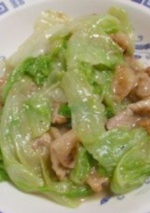 豚こまとレタスのとろみ炒め-レシピのメイン写真