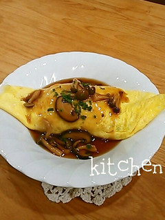 和風おむらいす~簡単きのこあんかけ-レシピのメイン写真