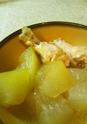 簡単！うまい！手羽元と冬瓜の中華煮-レシピのメイン写真