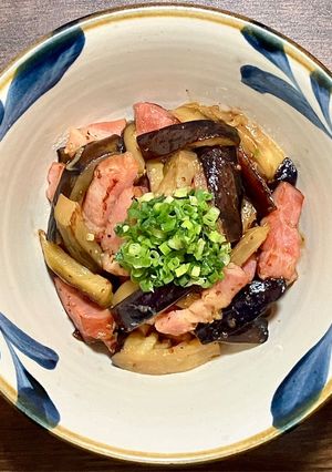 カンタン酢でベーコンとナスの炒め物-レシピのメイン写真