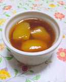 紅茶寒天ゼリーｉｎりんごのコンポート♪