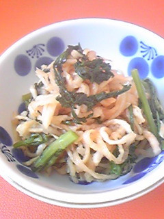 切干大根の春菊あえ-レシピのメイン写真