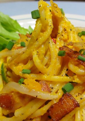 カボチャで～サラダなパスタ♪-レシピのメイン写真