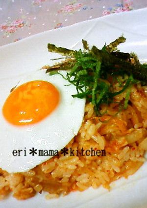 おいしい〜♪我が家の豚キムチチャーハン☆-レシピのメイン写真
