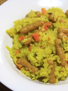 切って炊くだけ!簡単炊き込みカレーご飯♪-レシピのメイン写真