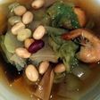 佃煮を使ったコンソメスープ