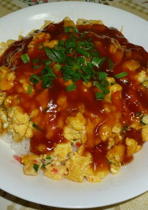 パパの天津飯（カニ玉ごはん）-レシピのメイン写真
