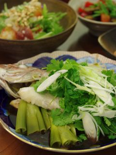 ローズ家の白身魚の姿蒸し-レシピのメイン写真