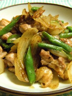 鶏肉といんげんの炒め物~柚子胡椒風味~-レシピのメイン写真