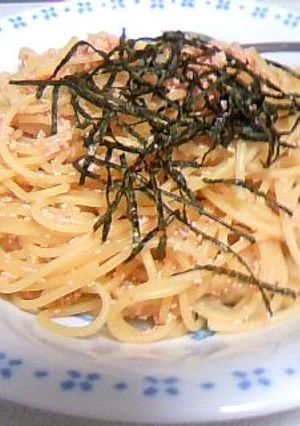 たらこ(明太子)スパ(^ω^)b-レシピのメイン写真