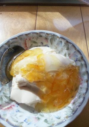 おとうふ＋柚ジャム-レシピのメイン写真
