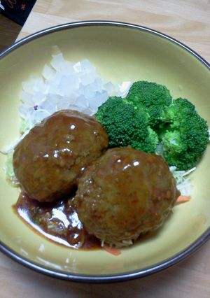 我が家の煮込みハンバーグ!-レシピのメイン写真