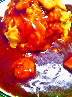 特製デミソースで!洋食屋のオムハヤシ-レシピのメイン写真
