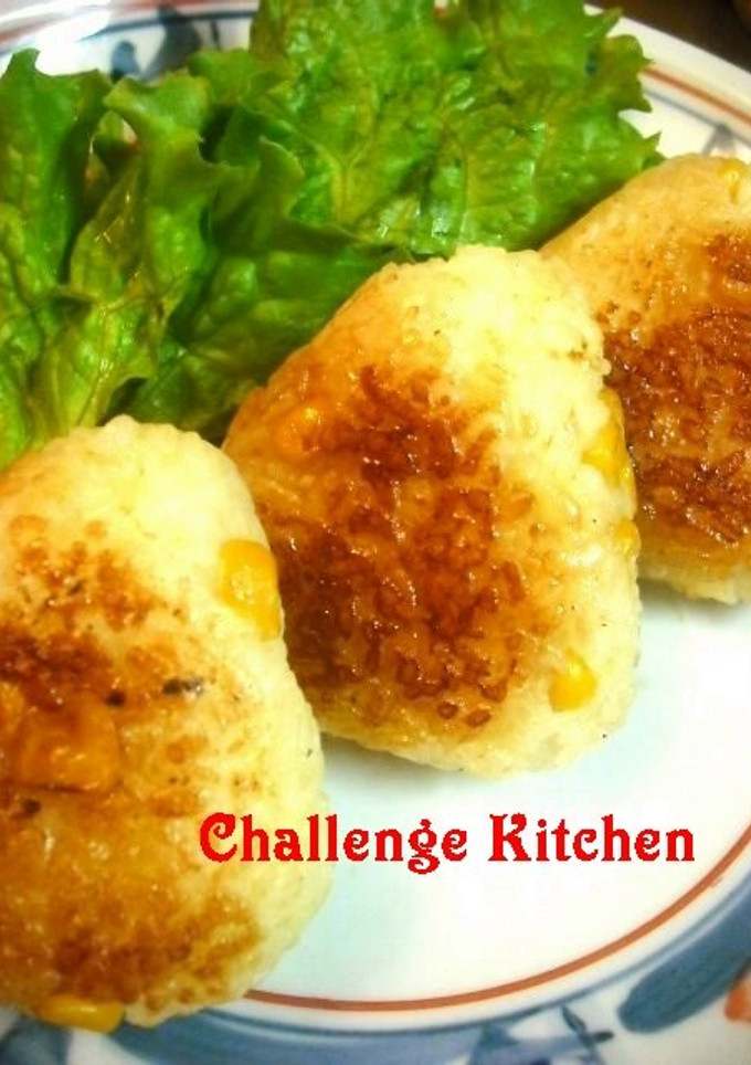 こんがり♪焼きとうもろこしおにぎり☆-レシピのメイン写真