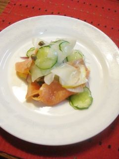 サーモンと野菜のマリネサラダ-レシピのメイン写真