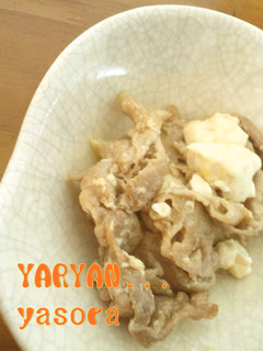 あっという間のもう一品。豚コマすき焼き風-レシピのメイン写真