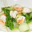 青梗菜とエビの中華風炒め