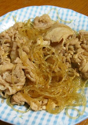 簡単☆肉と春雨炒め物☆-レシピのメイン写真