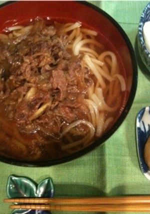 肉うどん-レシピのメイン写真