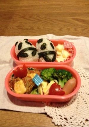 キャラ弁 パンダ-レシピのメイン写真