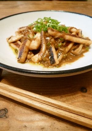 おつまみに♪いかワタの味噌炒め♪-レシピのメイン写真