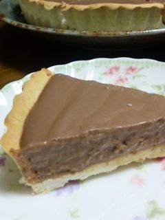 水切りヨーグルトで☆チョコチーズタルト-レシピのメイン写真