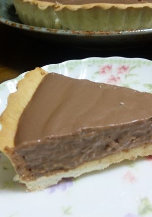 水切りヨーグルトで☆チョコチーズタルト-レシピのメイン写真
