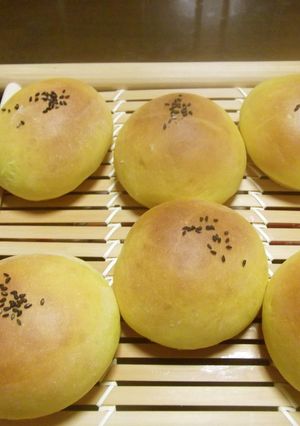 ☆かぼちゃアンパン☆-レシピのメイン写真
